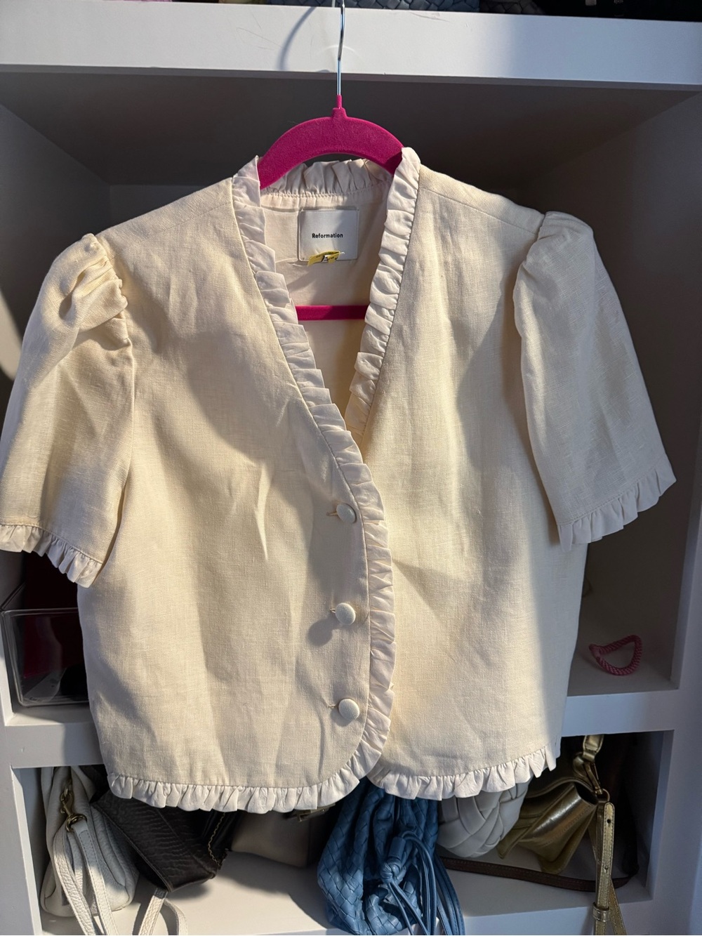 Reformation Bess Linen Shirt